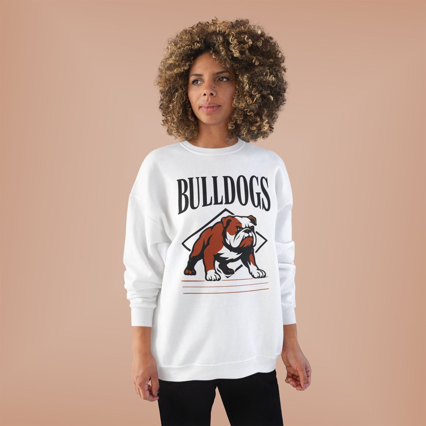 Adult Bulldog Crewneck Sweatshirt