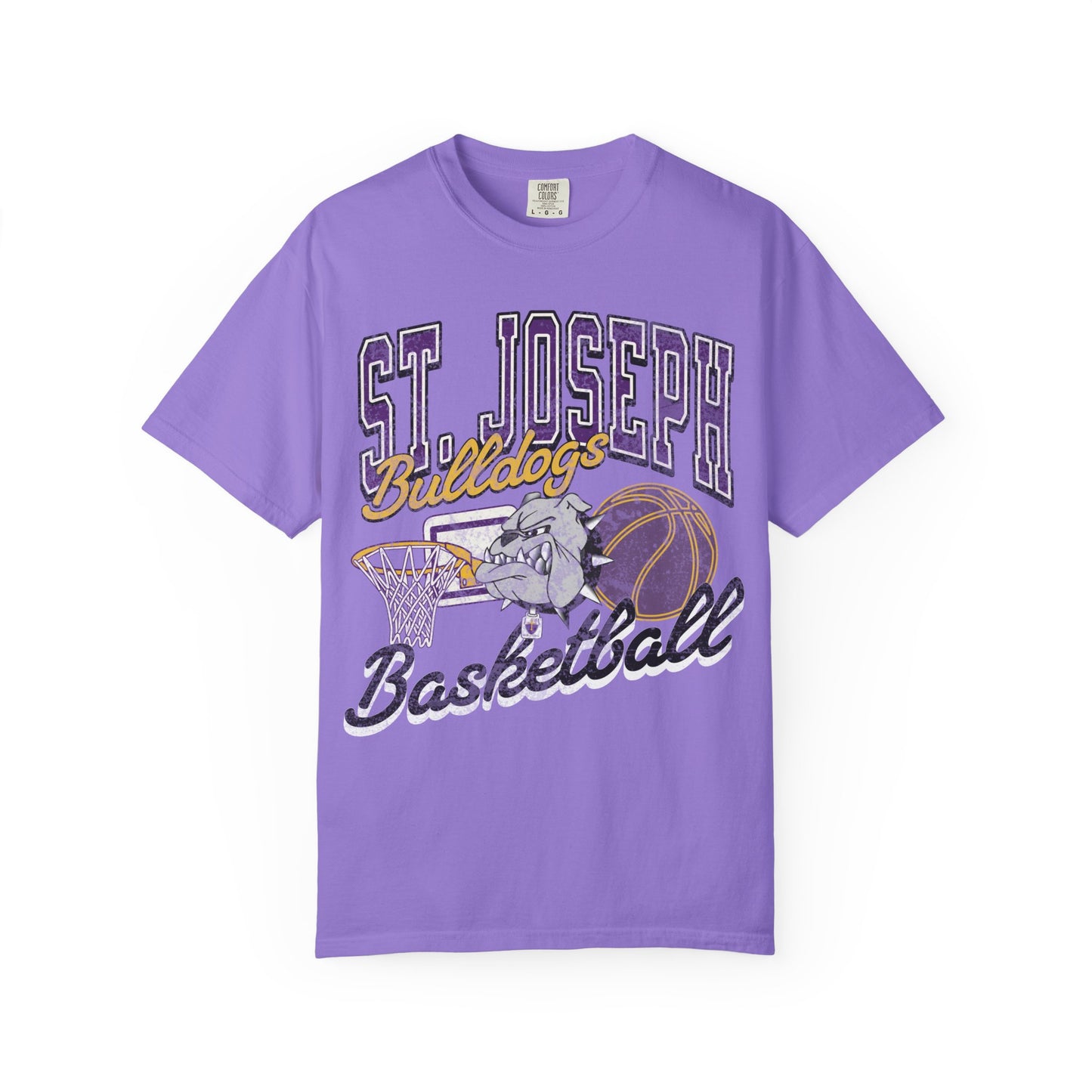 Vintage Bulldogs Basketball T-shirt - Unisex