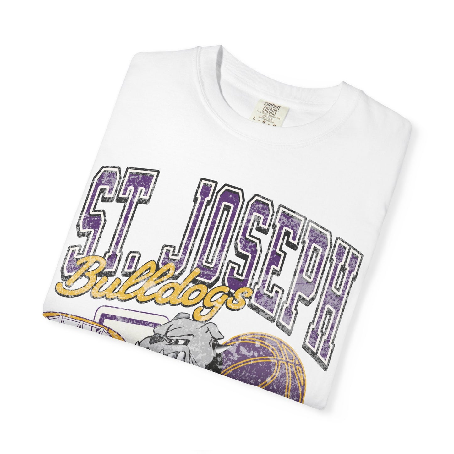 Vintage Bulldogs Basketball T-shirt - Unisex