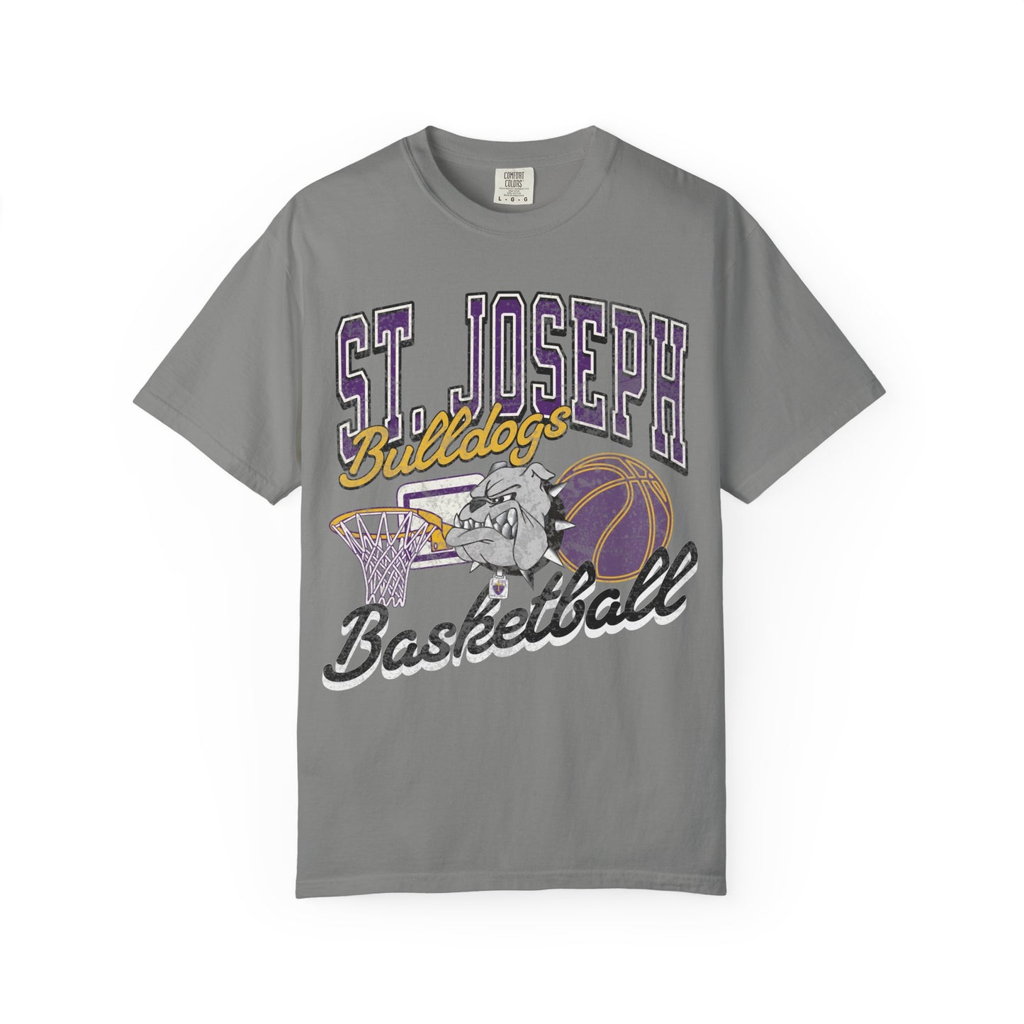 Vintage Bulldogs Basketball T-shirt - Unisex