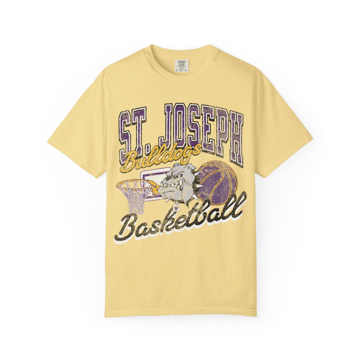 Vintage Bulldogs Basketball T-shirt - Unisex