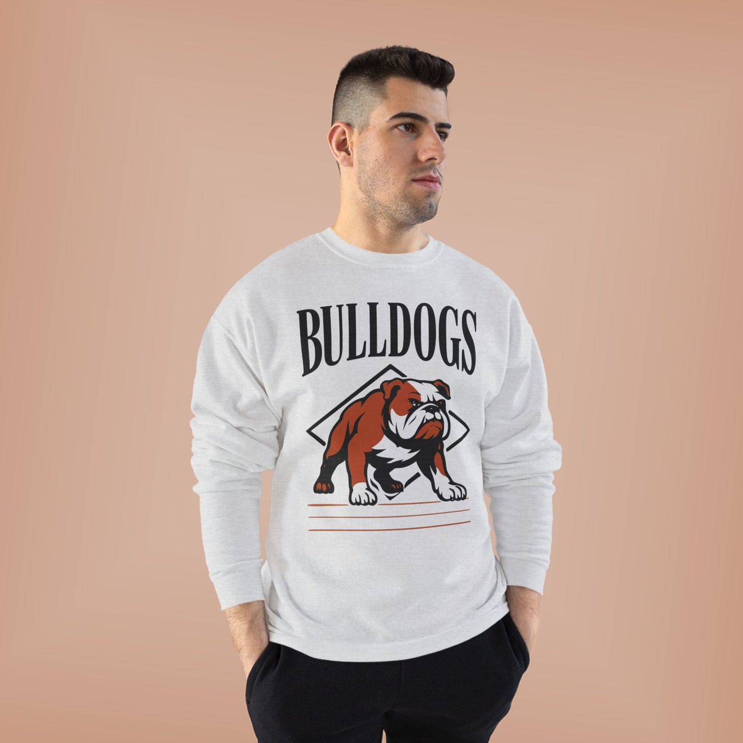 Adult Bulldog Crewneck Sweatshirt
