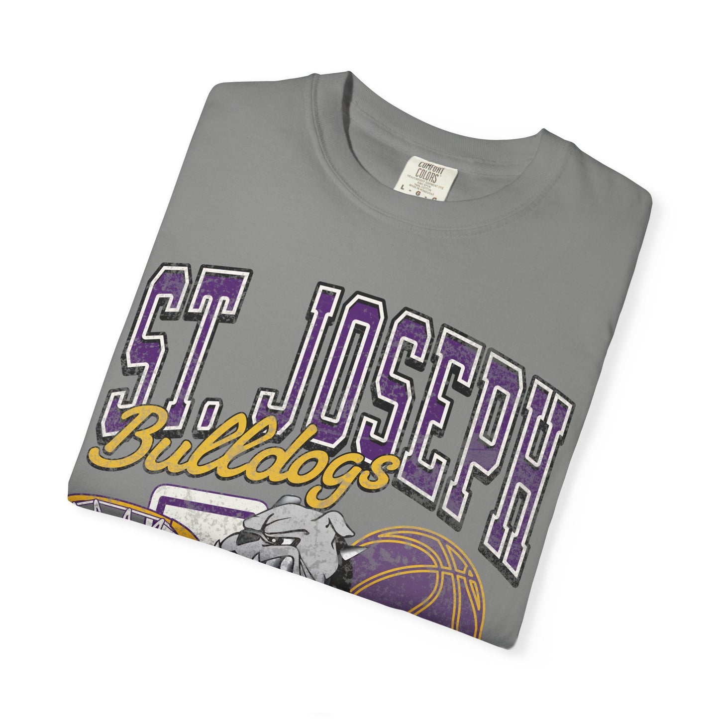 Vintage Bulldogs Basketball T-shirt - Unisex