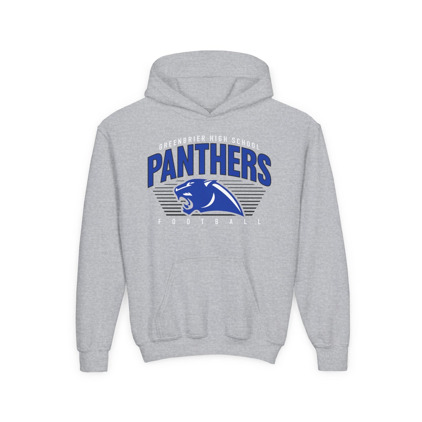 Panther Spirit Youth Hoodie, School Sweatshirt, Team Gear, Sportswear, Casual Hoodie, Back to School