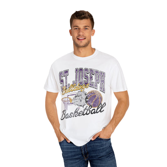 Vintage Bulldogs Basketball T-shirt - Unisex