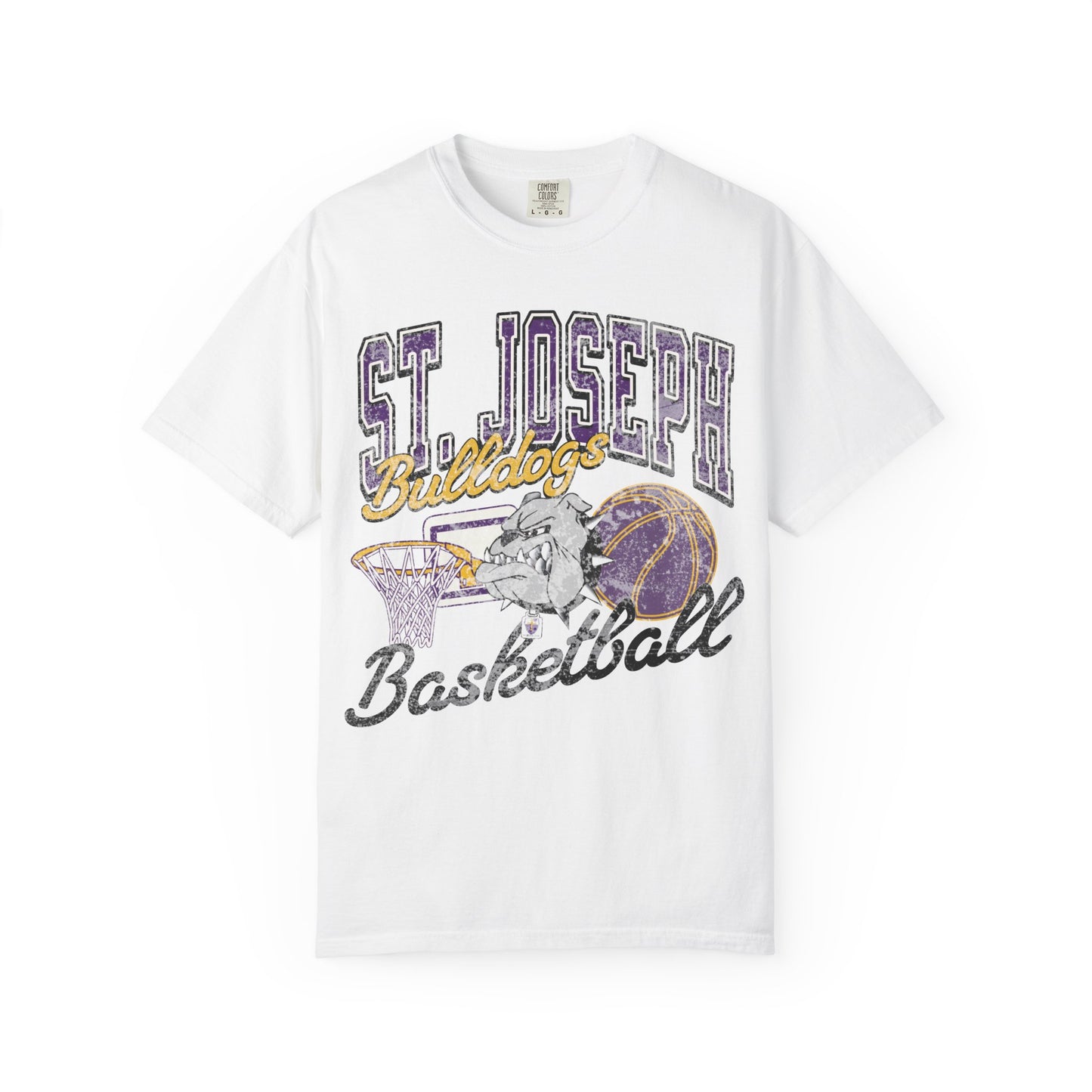 Vintage Bulldogs Basketball T-shirt - Unisex