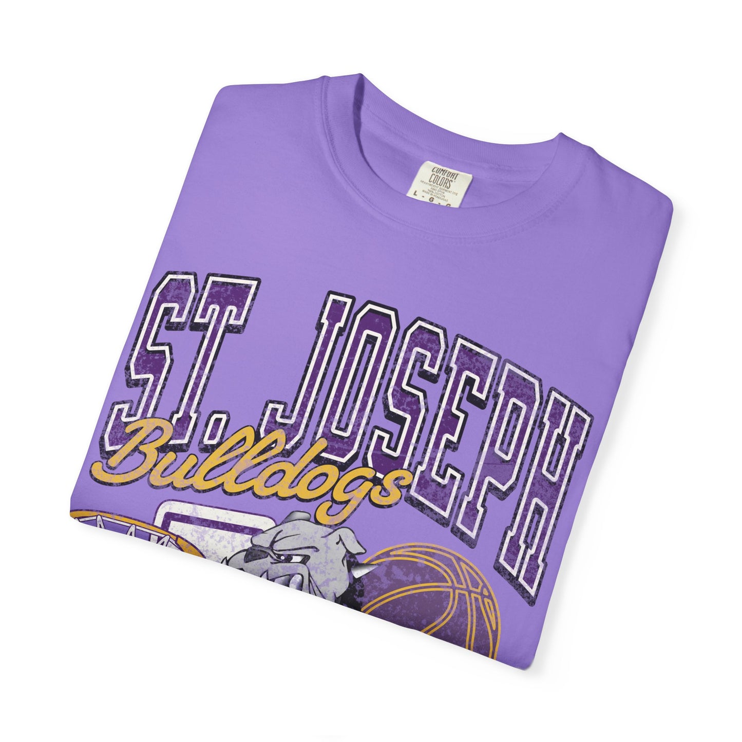 Vintage Bulldogs Basketball T-shirt - Unisex