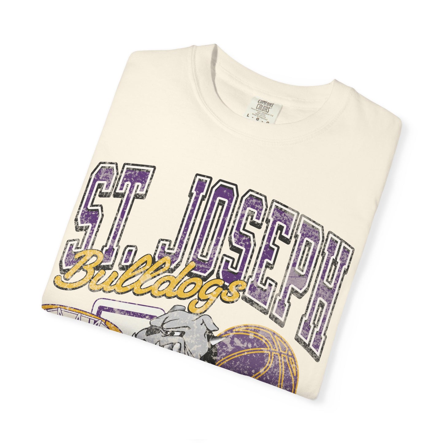 Vintage Bulldogs Basketball T-shirt - Unisex
