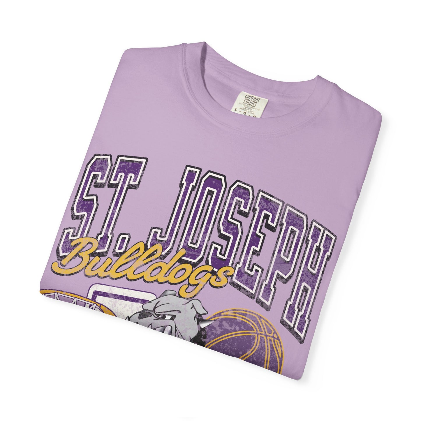 Vintage Bulldogs Basketball T-shirt - Unisex