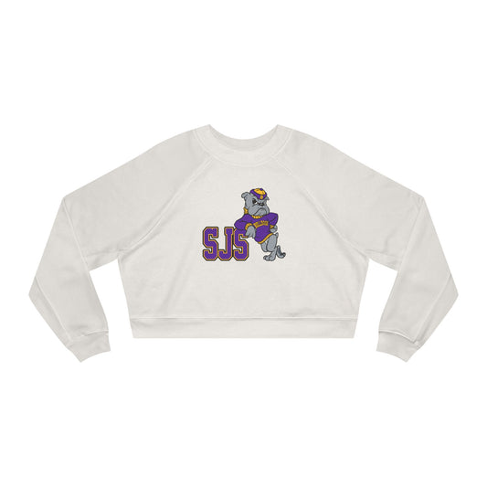 SJS Stylish Women's Cropped Fleece Pullover
