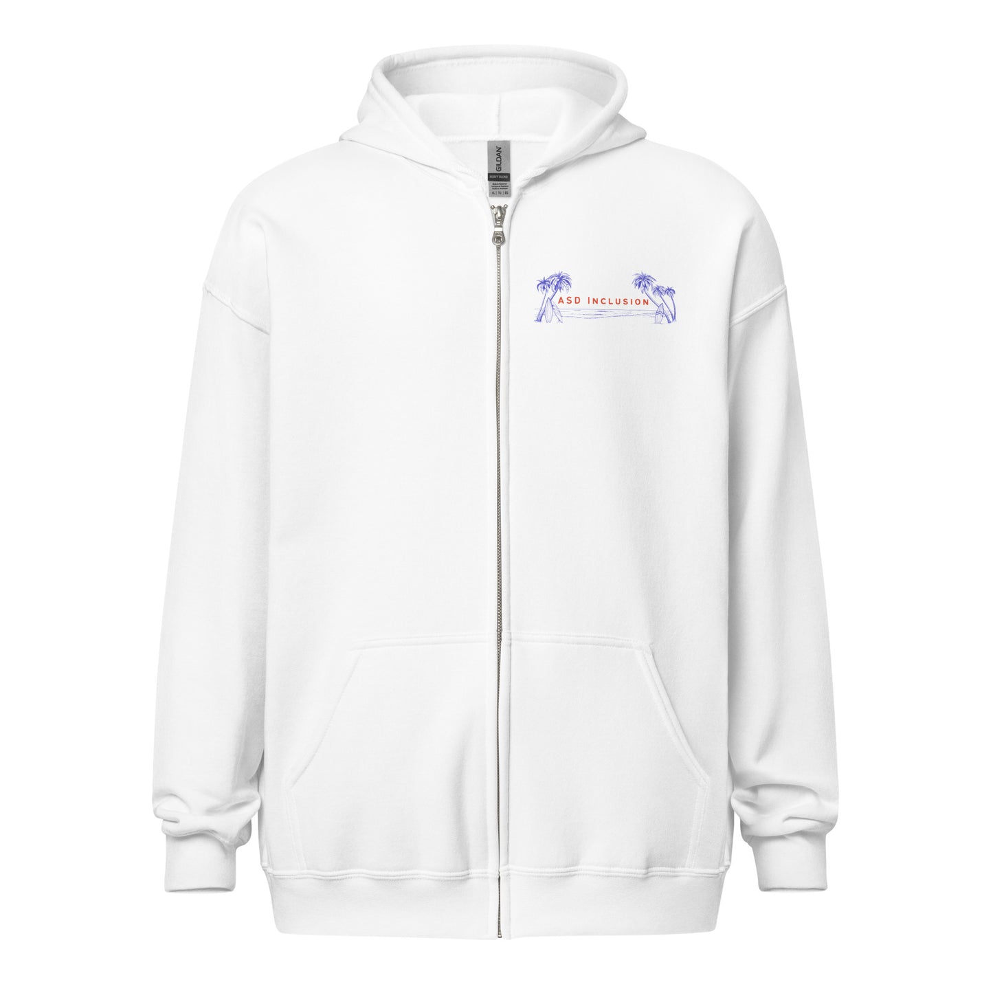 Catch The Wave Hoodie Front - ASD Inclusion