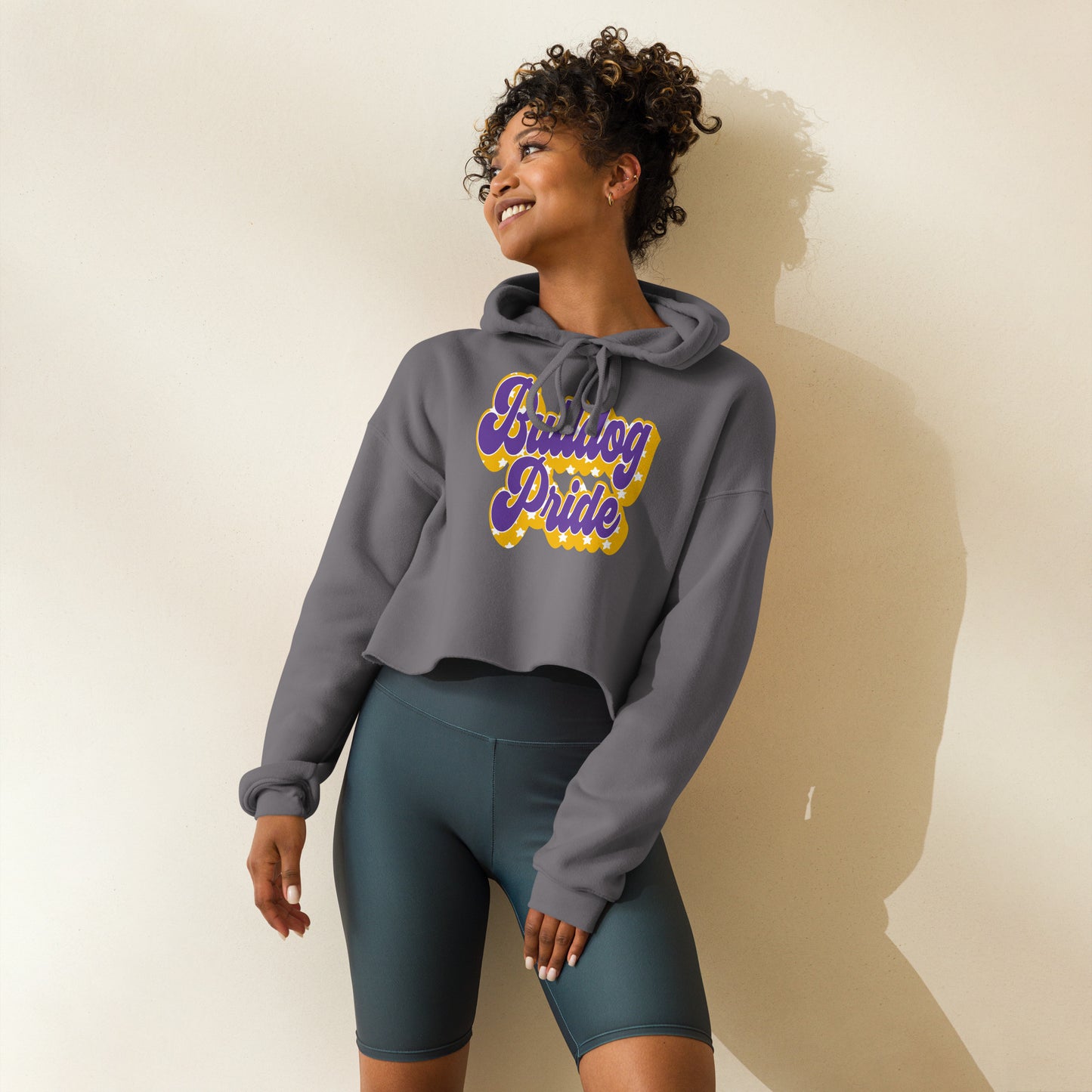 Bulldog Pride Crop Hoodie