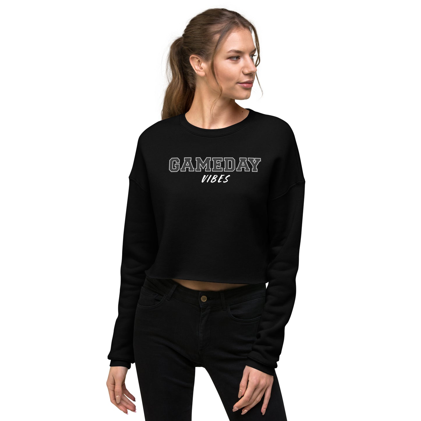 Gameday Vibes Crop Sweatshirt