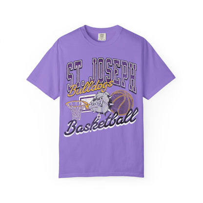 Vintage Bulldogs Basketball T-shirt - Unisex