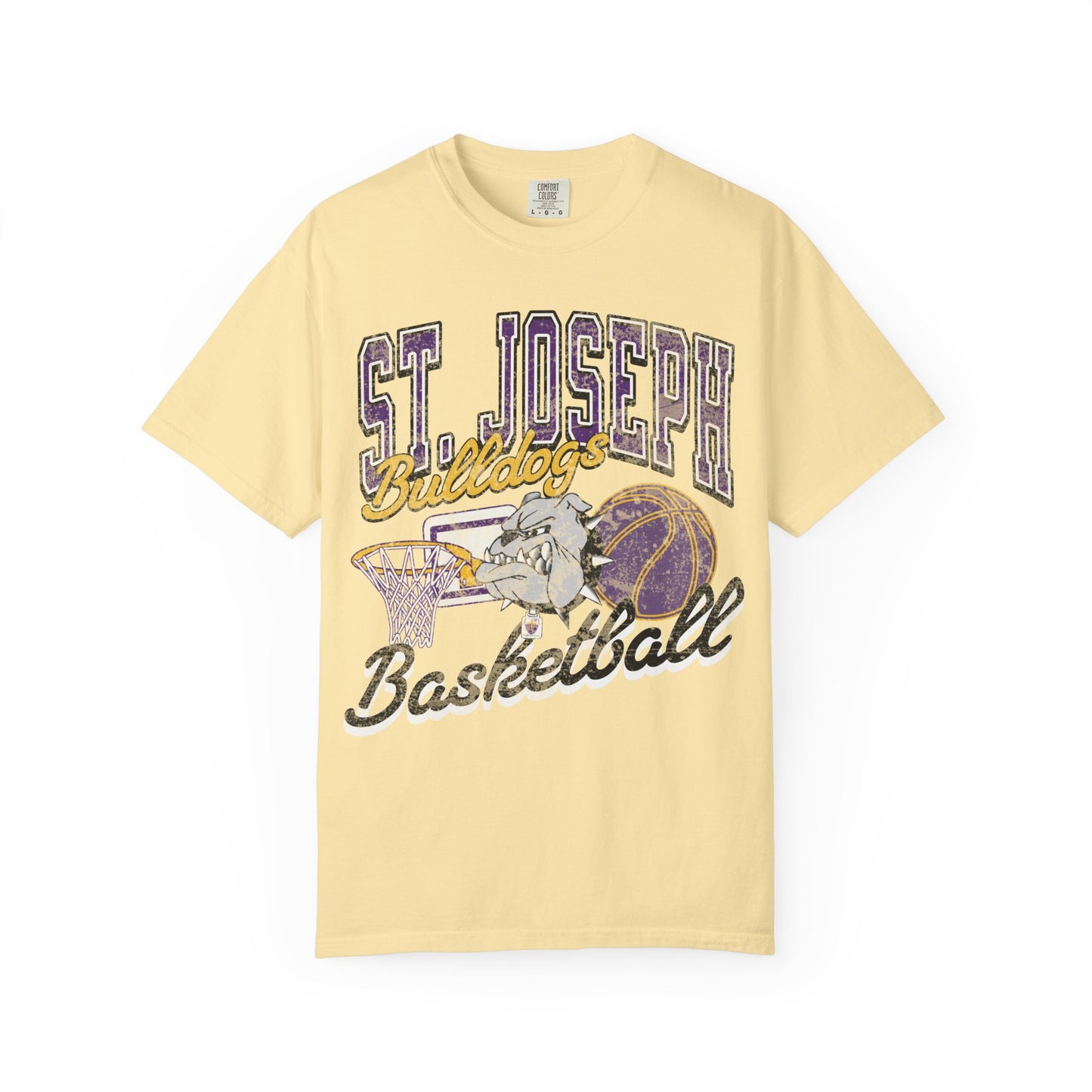 Vintage Bulldogs Basketball T-shirt - Unisex