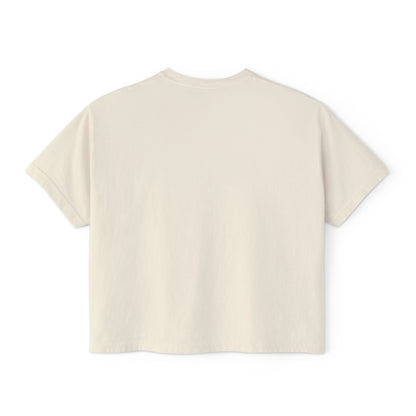 Bulldogs Retro Tee — SJS School Spirit Women's Boxy T-Shirt
