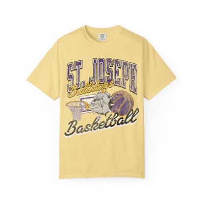 Vintage Bulldogs Basketball T-shirt - Unisex