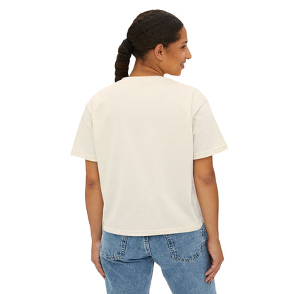 Bulldogs Retro Tee — SJS School Spirit Women's Boxy T-Shirt