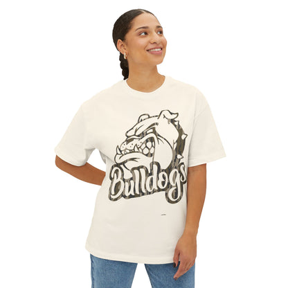 Camo Bulldog Unisex Oversized Boxy Tee