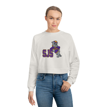 SJS Stylish Women's Cropped Fleece Pullover