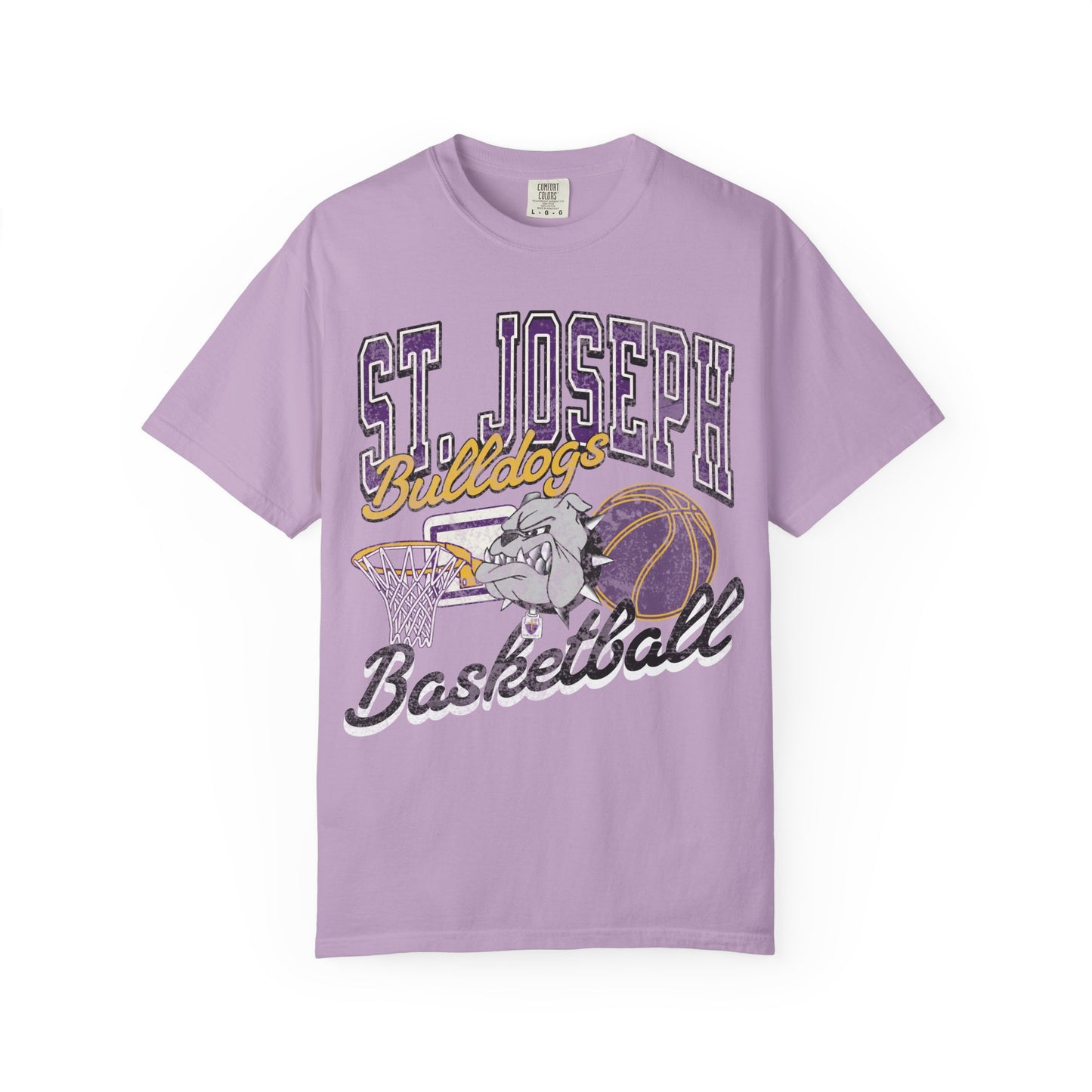 Vintage Bulldogs Basketball T-shirt - Unisex