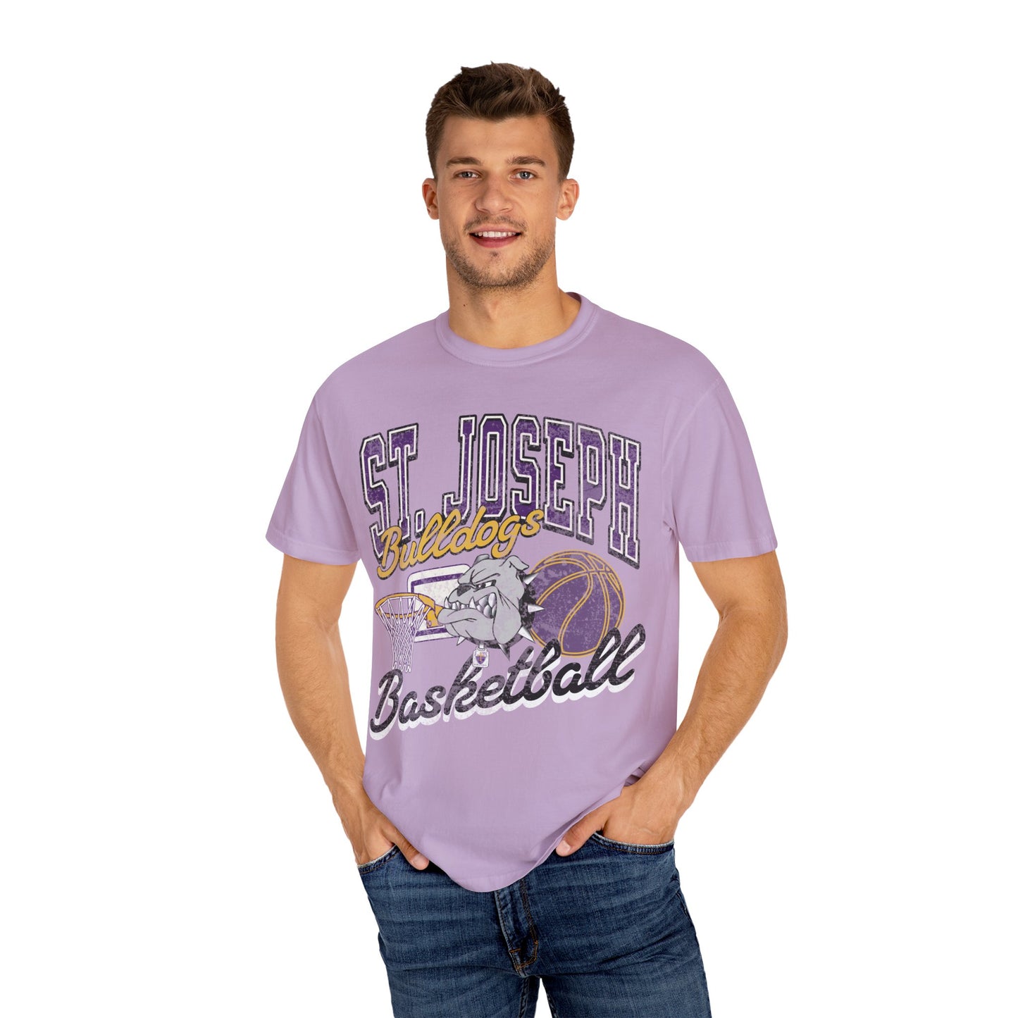 Vintage Bulldogs Basketball T-shirt - Unisex