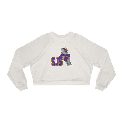 SJS Stylish Women's Cropped Fleece Pullover