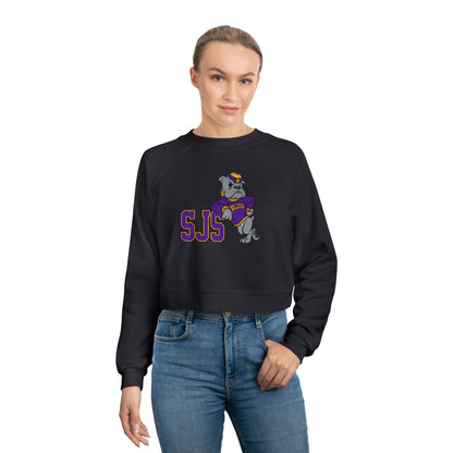 SJS Stylish Women's Cropped Fleece Pullover