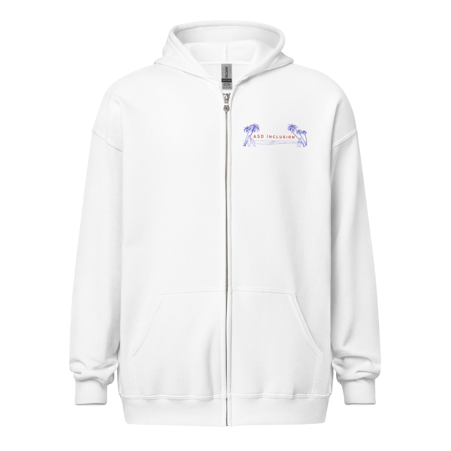Catch The Wave Hoodie Front - ASD Inclusion 