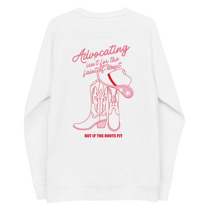 If The Boots Fit Raglan Sweatshirt