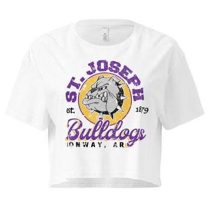 St. Joseph Bulldog Crop T-shirt