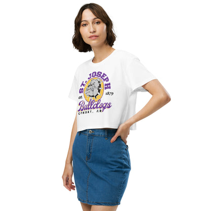 St. Joseph Bulldog Crop T-shirt